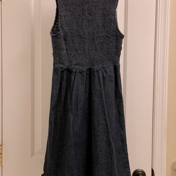 Denim dress by Calvin Klein. Slip over your head and go! Cute detailing - size S - Picture 7 of 9